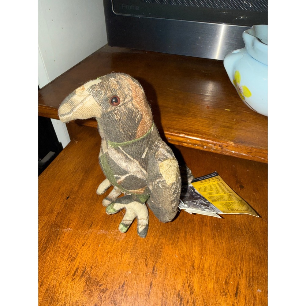 Ducks Unlimited Realtree Hardwoods Green HD‎ Camo Plush Duck Bird
